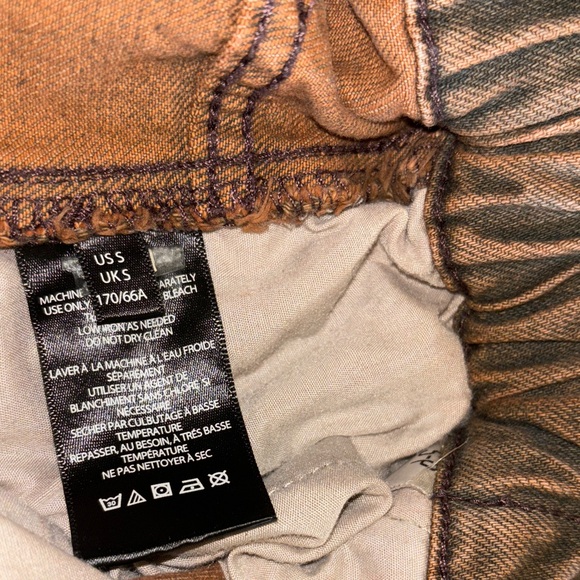 BDG Rust-Toned Denim Pants with Contrast Stitching - Picture 15 of 15